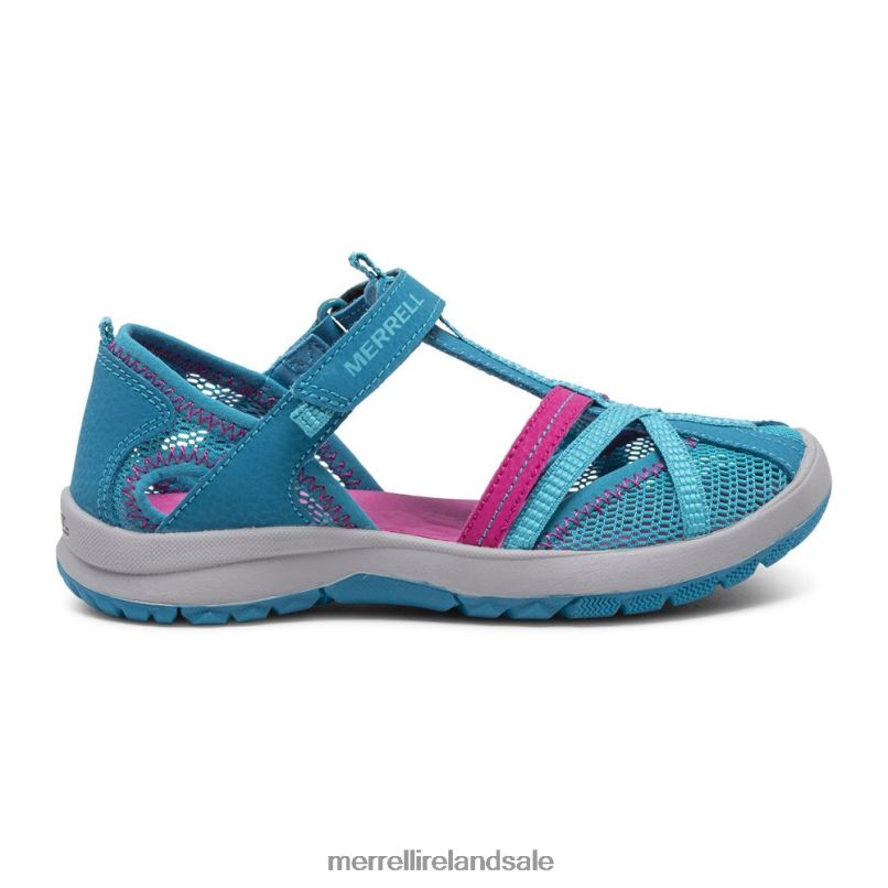 Dragonfly Sandal (MK164456K) Merrell Kids BX26T1416 Turquoise Shoes
