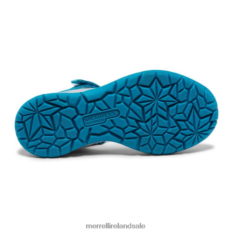Dragonfly Sandal (MK164456K) Merrell Kids BX26T1416 Turquoise Shoes