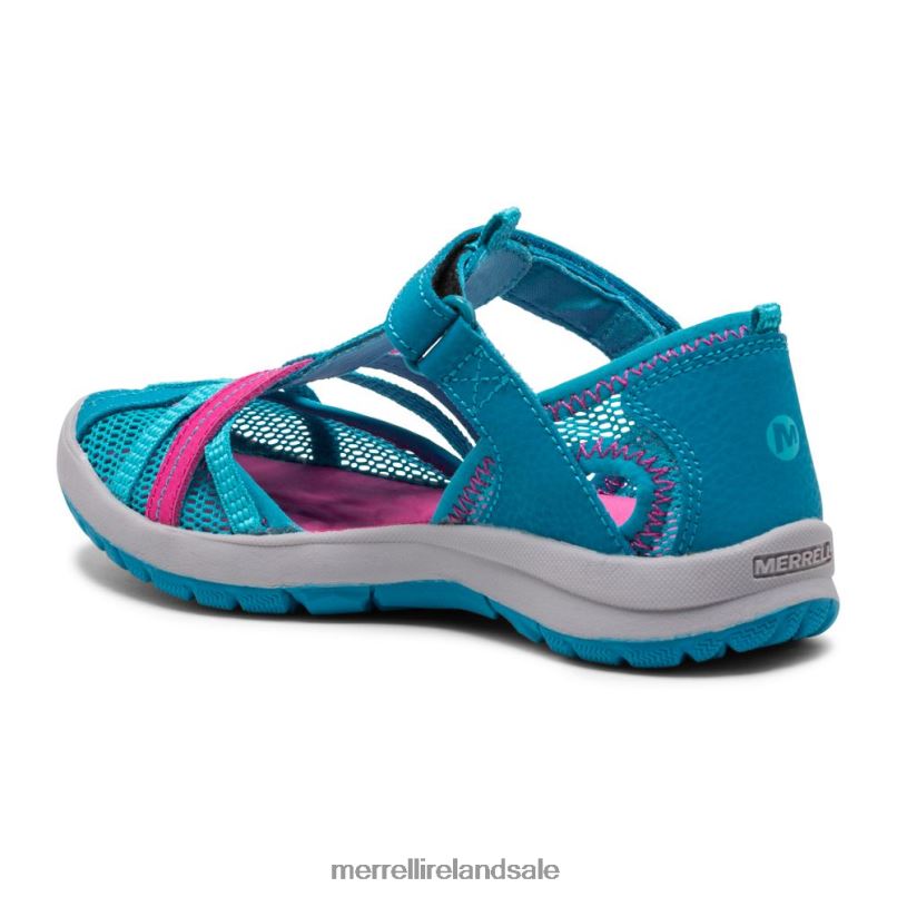 Dragonfly Sandal (MK164456K) Merrell Kids BX26T1416 Turquoise Shoes