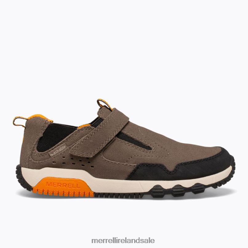 Free Roam Jungle Moc (MK265036) Merrell Kids BX26T1424 Gunsmoke Shoes