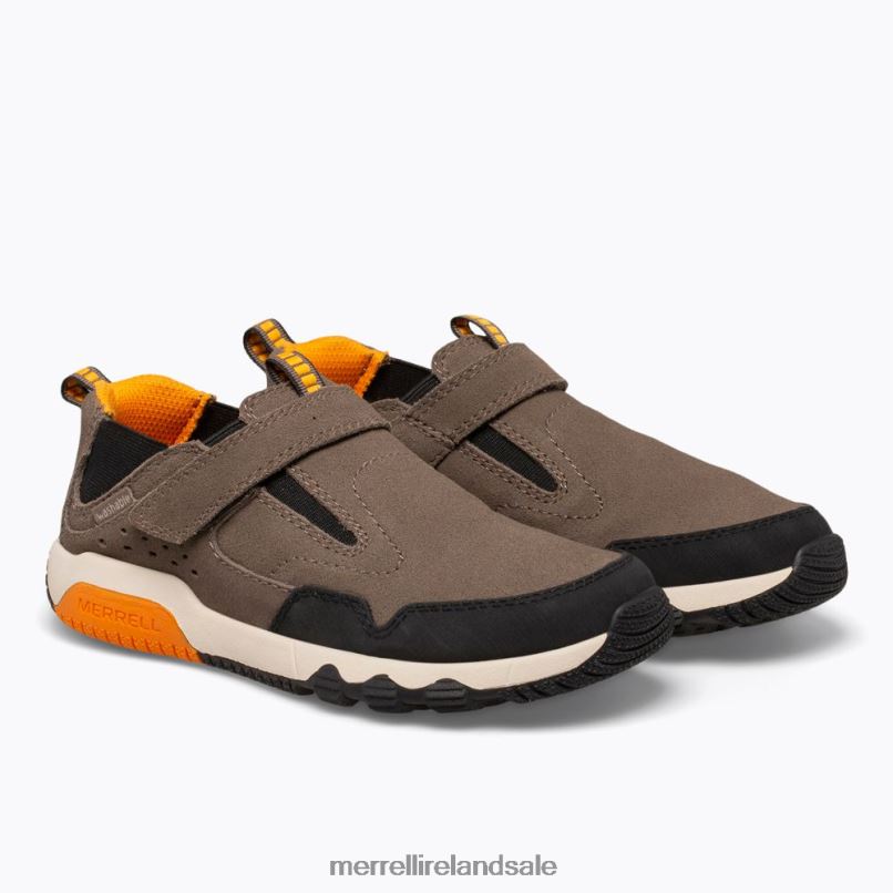 Free Roam Jungle Moc (MK265036) Merrell Kids BX26T1424 Gunsmoke Shoes
