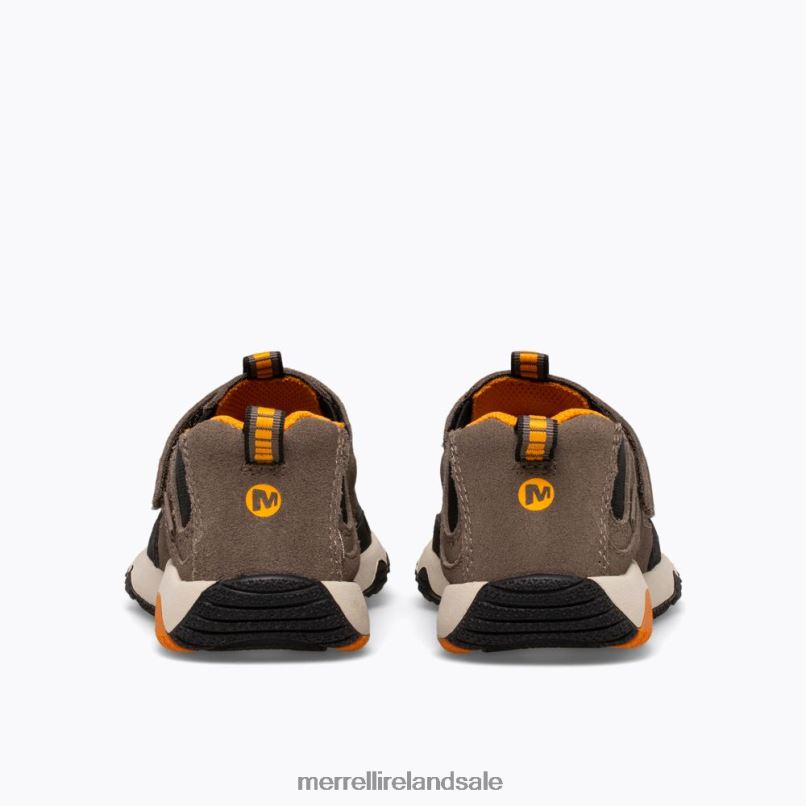 Free Roam Jungle Moc (MK265036) Merrell Kids BX26T1424 Gunsmoke Shoes