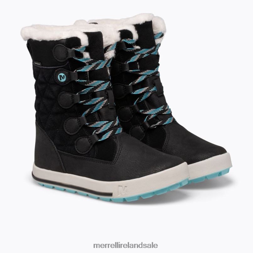 Heidi Waterproof Boot (MK163215K) Merrell Kids BX26T1505 Black Shoes