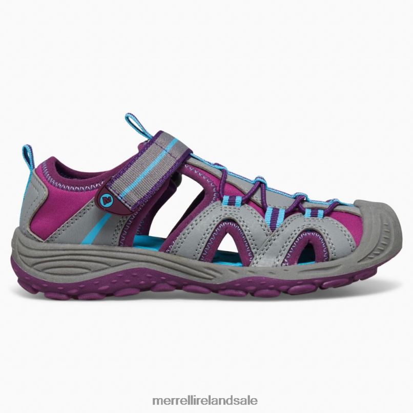 Hydro 2 Sandal (MK166974) Merrell Kids BX26T1475 Grey/Berry Shoes