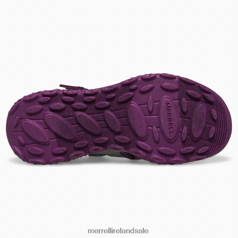 Hydro 2 Sandal (MK166974) Merrell Kids BX26T1475 Grey/Berry Shoes