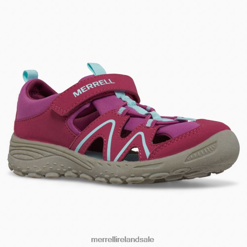 Hydro Explorer (MK166965) Merrell Kids BX26T1409 Berry/Turq/Grey Shoes