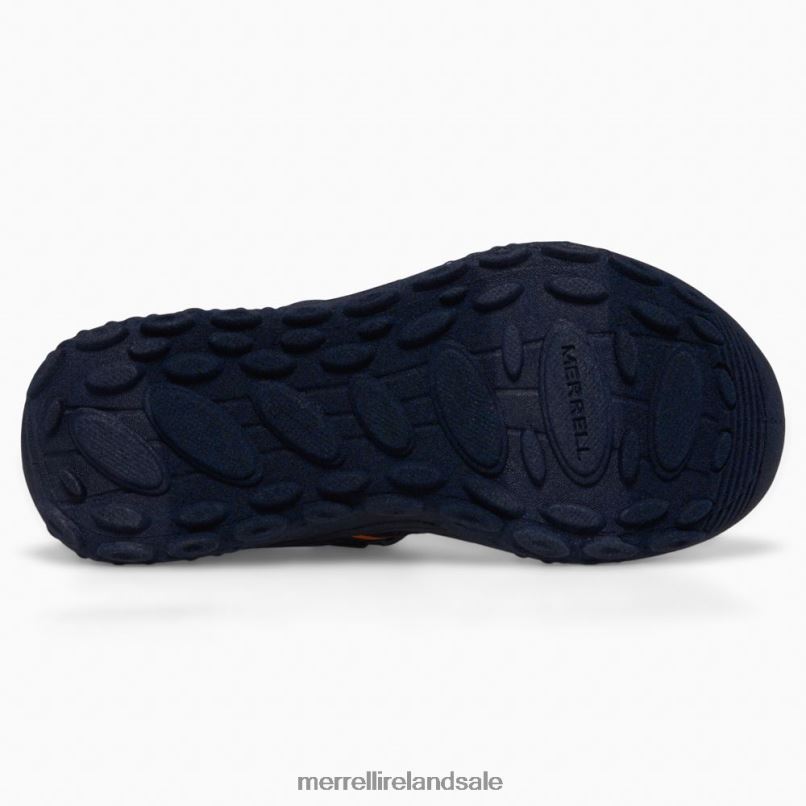 Hydro Explorer (MK266963) Merrell Kids BX26T1410 Navy/Orange Shoes