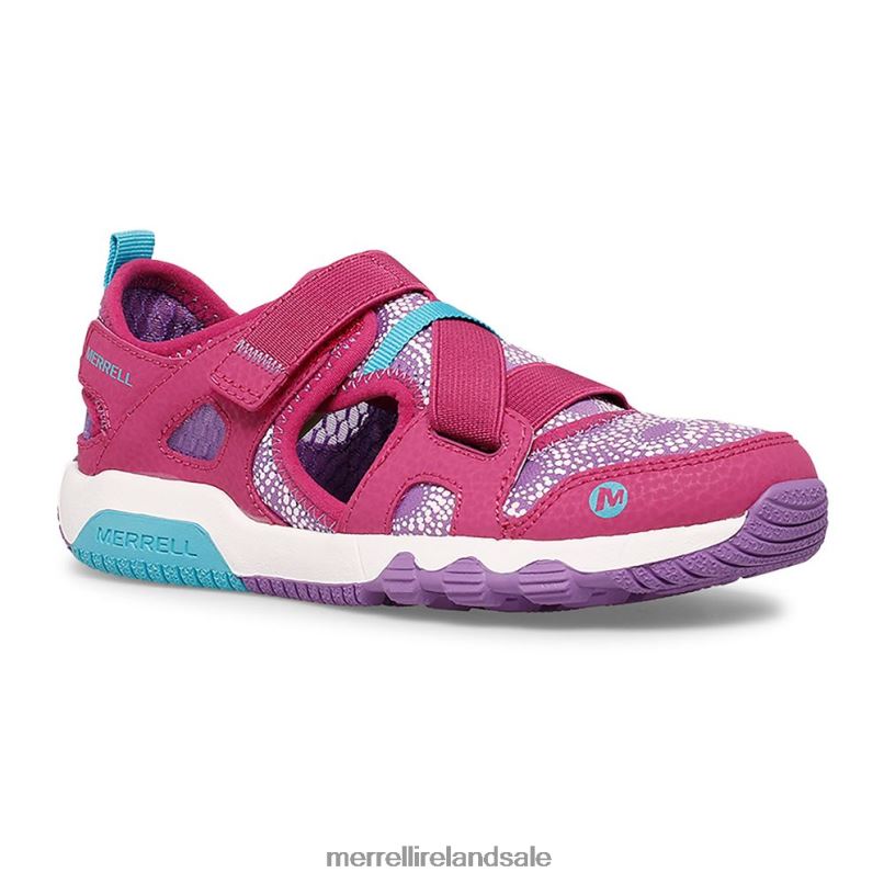 Hydro Free Roam Chroma Monarch Sandal (MK165857K) Merrell Kids BX26T1504 Fuchsia Shoes