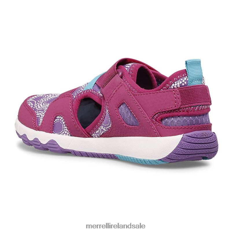 Hydro Free Roam Chroma Monarch Sandal (MK165857K) Merrell Kids BX26T1504 Fuchsia Shoes