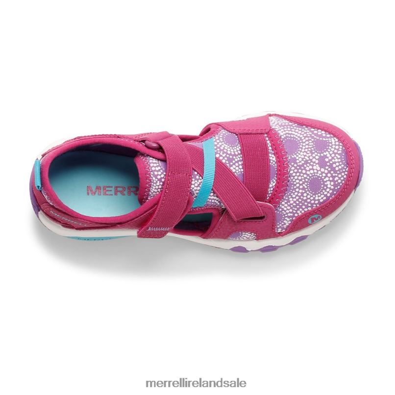 Hydro Free Roam Chroma Monarch Sandal (MK165857K) Merrell Kids BX26T1504 Fuchsia Shoes