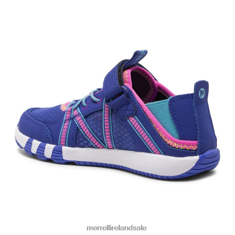 Hydro Free Roam Sandal (MK164951K) Merrell Kids BX26T1497 Blue/Turquoise Shoes