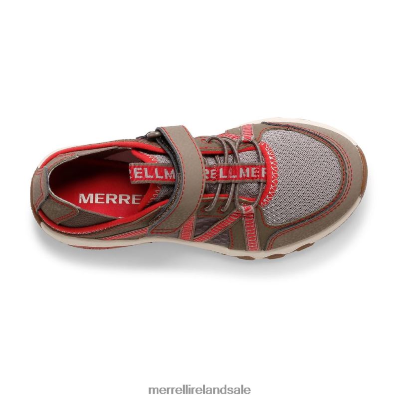 Hydro Free Roam Sandal (MK265668K) Merrell Kids BX26T1499 Gunsmoke Shoes