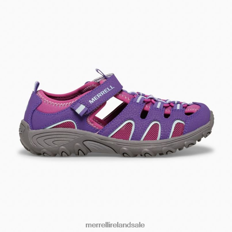 Hydro H2O Hiker Sandal (MK165683K) Merrell Kids BX26T1496 Berry Shoes