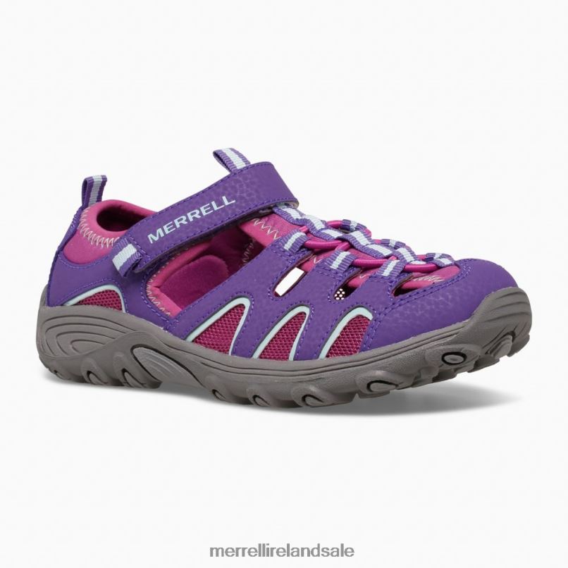 Hydro H2O Hiker Sandal (MK165683K) Merrell Kids BX26T1496 Berry Shoes