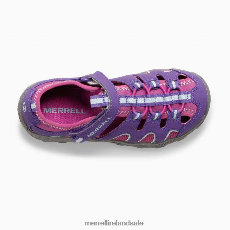 Hydro H2O Hiker Sandal (MK165683K) Merrell Kids BX26T1496 Berry Shoes