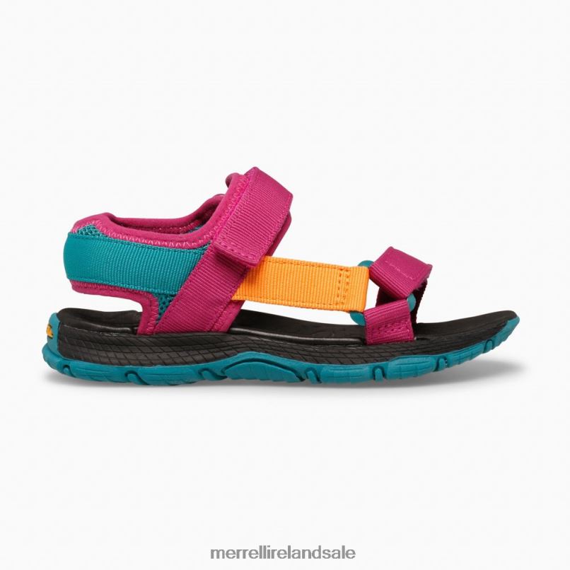 Kahuna Web Sandal (MK165675K) Merrell Kids BX26T1397 Berry/Multi Shoes