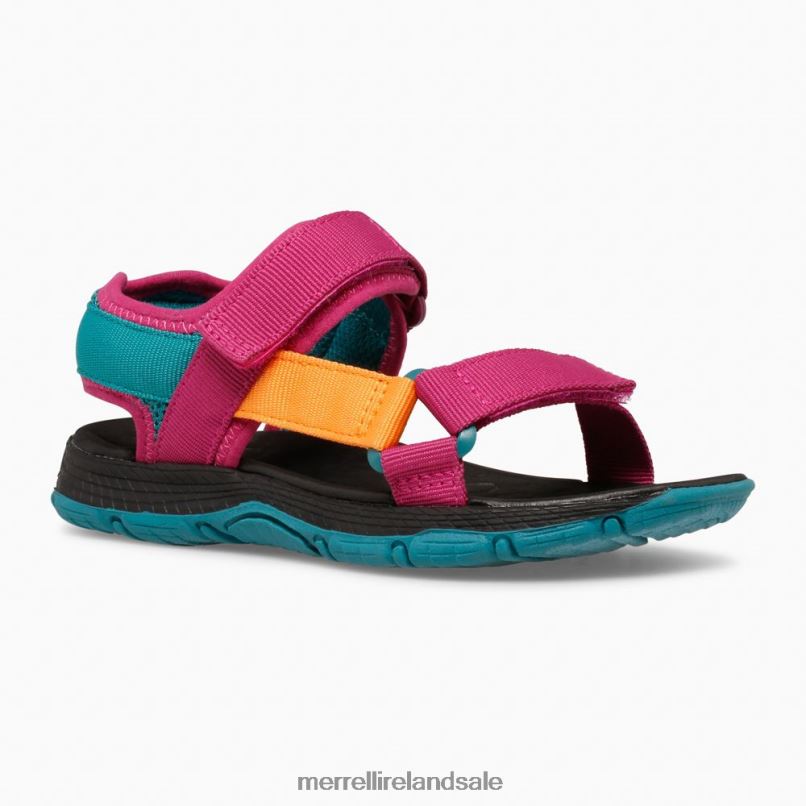 Kahuna Web Sandal (MK165675K) Merrell Kids BX26T1397 Berry/Multi Shoes