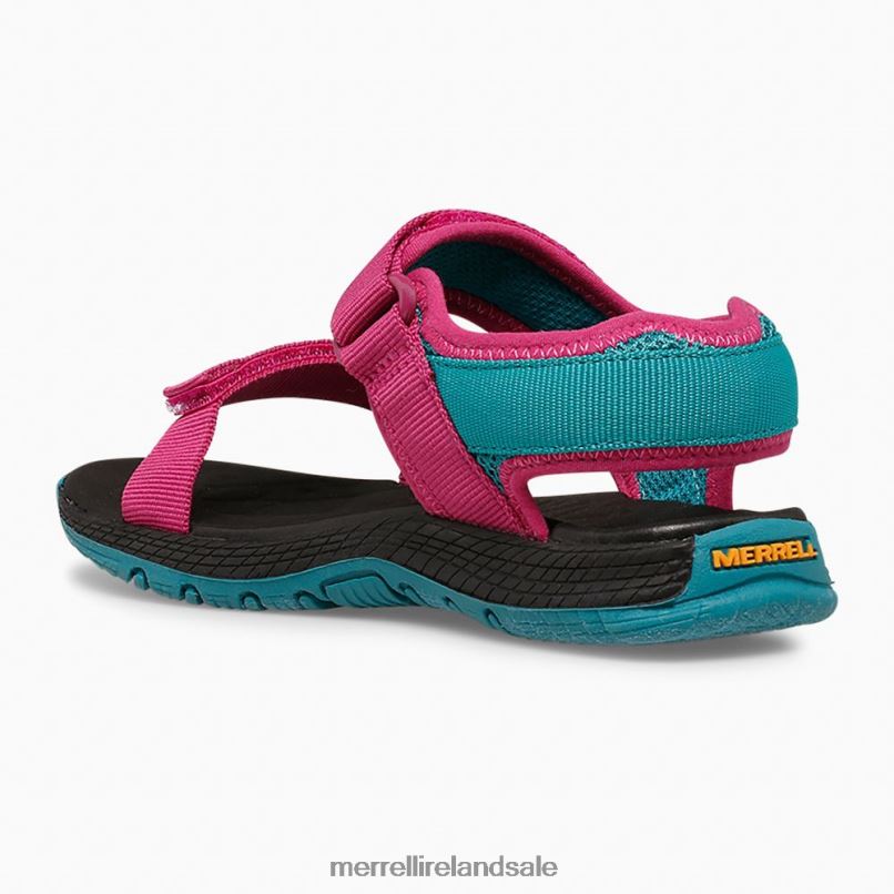 Kahuna Web Sandal (MK165675K) Merrell Kids BX26T1397 Berry/Multi Shoes