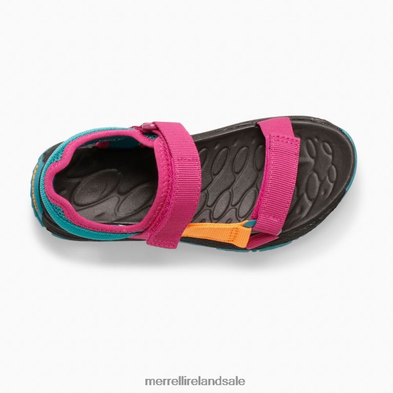 Kahuna Web Sandal (MK165675K) Merrell Kids BX26T1397 Berry/Multi Shoes