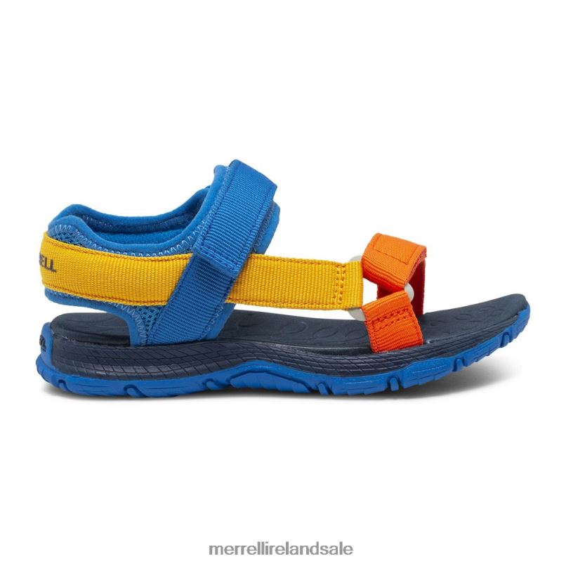 Kahuna Web Sandal (MK264947K) Merrell Kids BX26T1399 Blue Multi Shoes