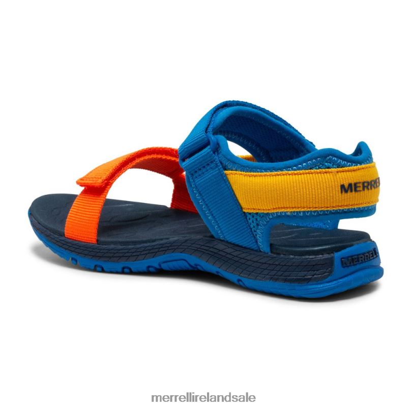 Kahuna Web Sandal (MK264947K) Merrell Kids BX26T1399 Blue Multi Shoes