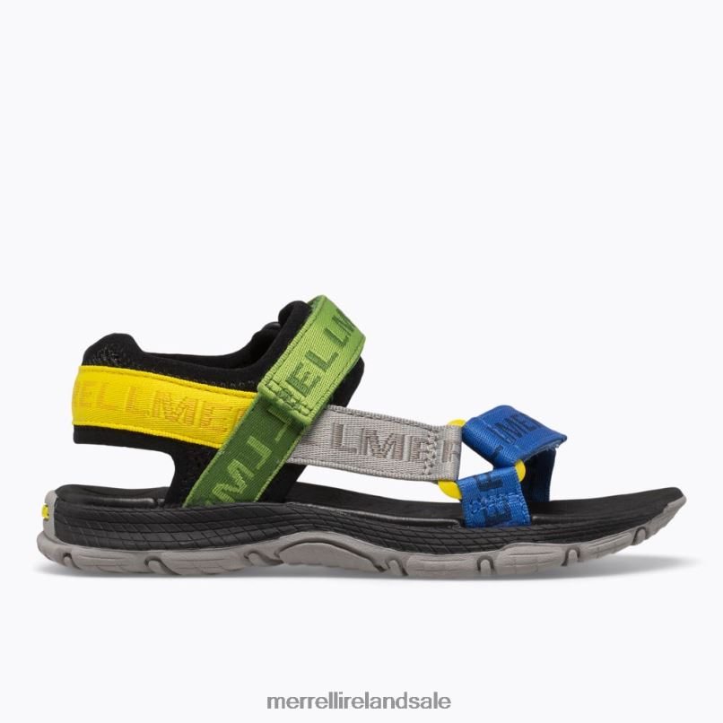 Kahuna Web Sandal (MK265672K) Merrell Kids BX26T1398 Black/Multi Shoes