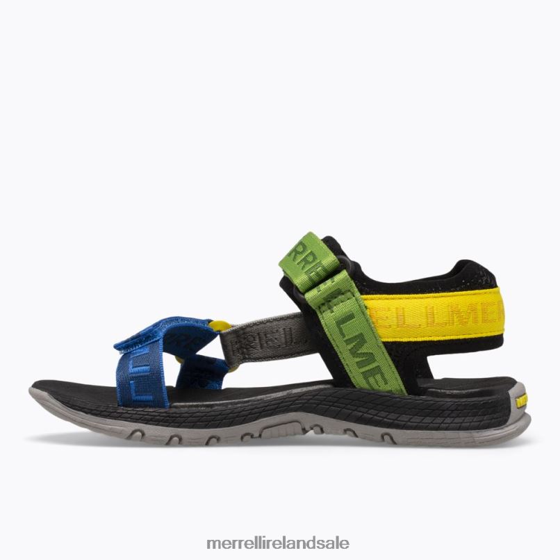 Kahuna Web Sandal (MK265672K) Merrell Kids BX26T1398 Black/Multi Shoes