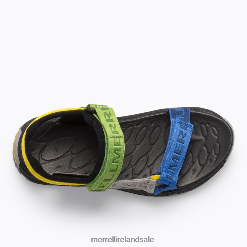 Kahuna Web Sandal (MK265672K) Merrell Kids BX26T1398 Black/Multi Shoes