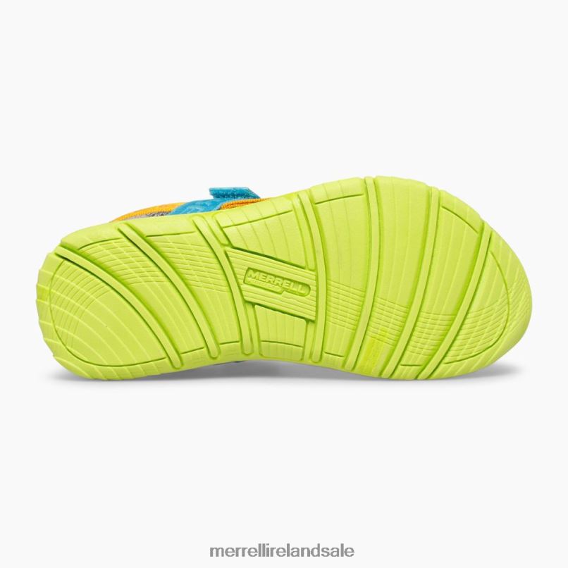 Kahuna Web Sandal (MK265674K) Merrell Kids BX26T1400 Grey Logo/Multi Shoes