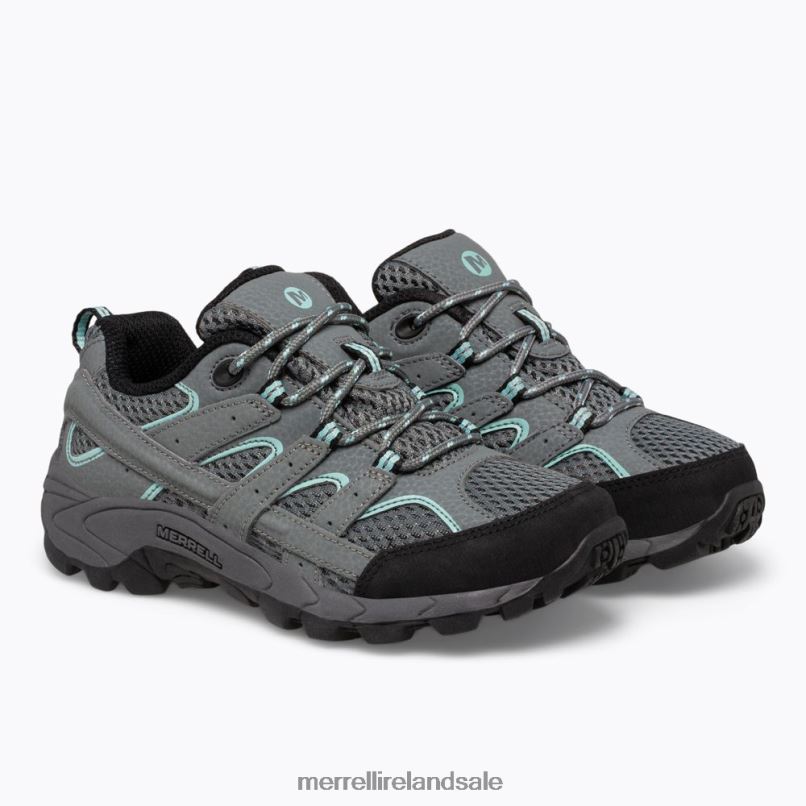 Moab 2 Low Lace Shoe (MK162261) Merrell Kids BX26T1509 Sedona Sage Shoes