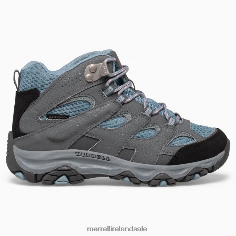 Moab 3 Mid Waterproof Boot (MK165704) Merrell Kids BX26T1432 Altitude Shoes