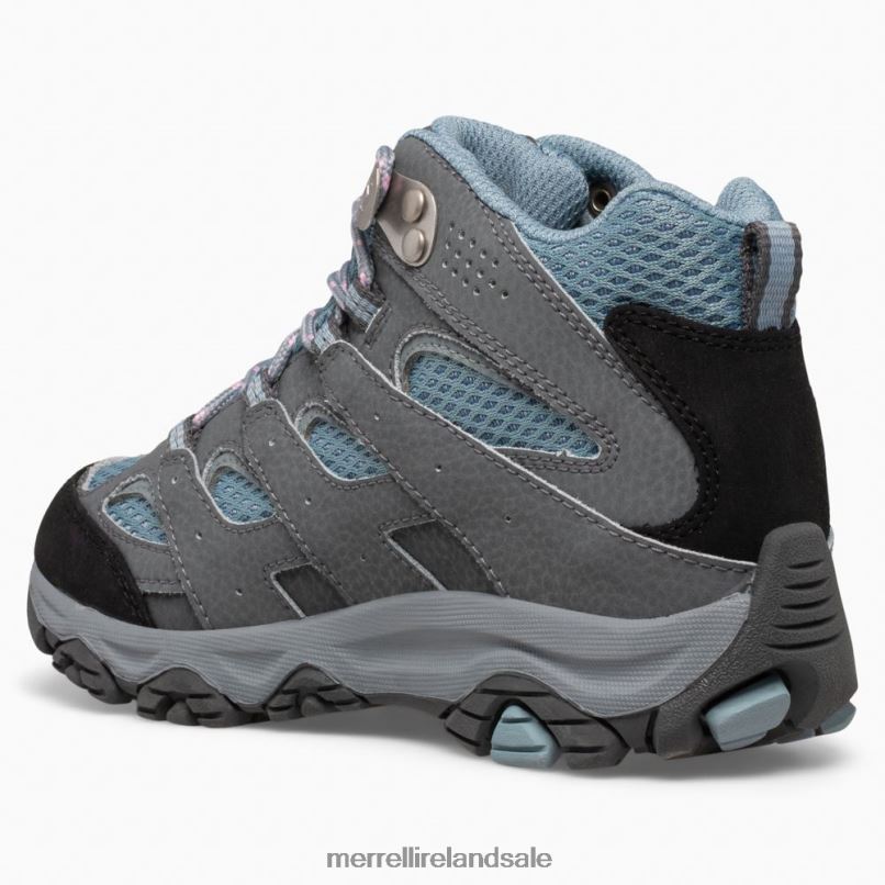Moab 3 Mid Waterproof Boot (MK165704) Merrell Kids BX26T1432 Altitude Shoes