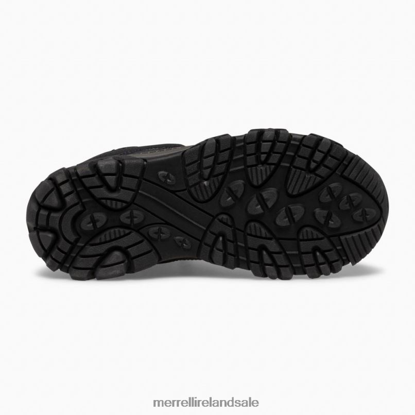 Moab 3 Mid Waterproof Boot (MK265702) Merrell Kids BX26T1431 Black Shoes