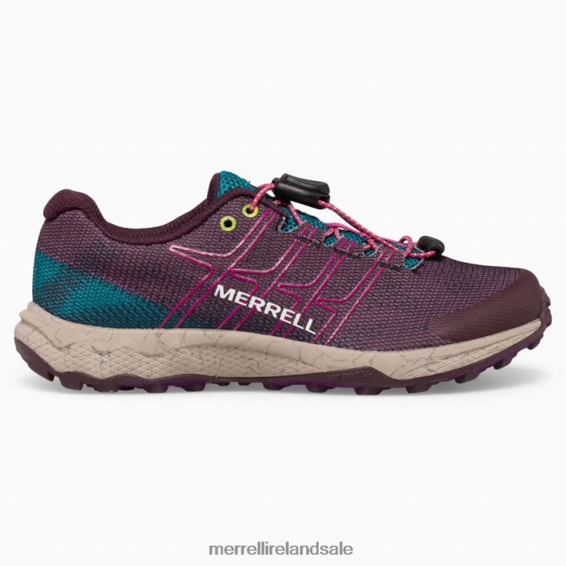 Moab Flight Low A/C (MK165737) Merrell Kids BX26T1391 Burgandy Shoes