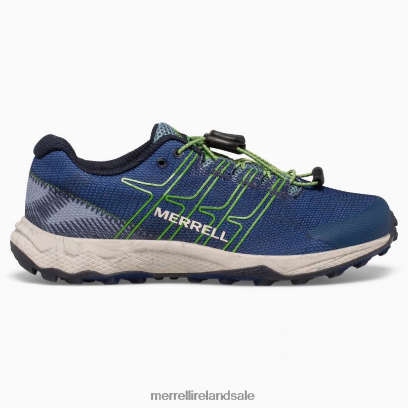 Moab Flight Low A/C (MK265735) Merrell Kids BX26T1392 Poseidon Shoes