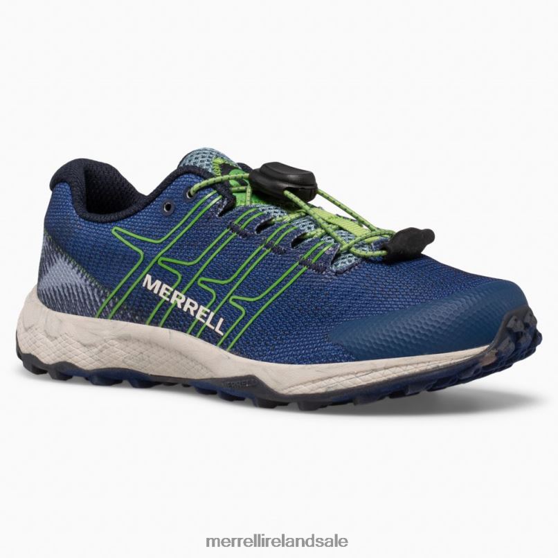 Moab Flight Low A/C (MK265735) Merrell Kids BX26T1392 Poseidon Shoes