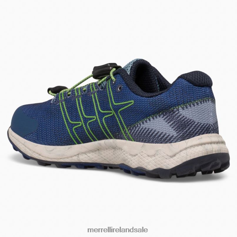Moab Flight Low A/C (MK265735) Merrell Kids BX26T1392 Poseidon Shoes