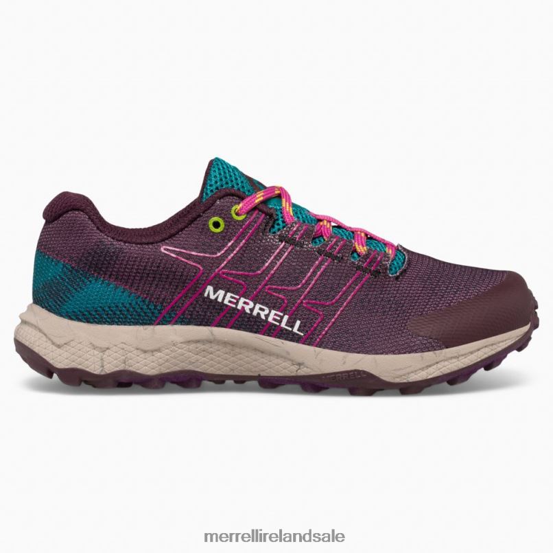 Moab Flight Low (MK165734) Merrell Kids BX26T1436 Burgandy Shoes