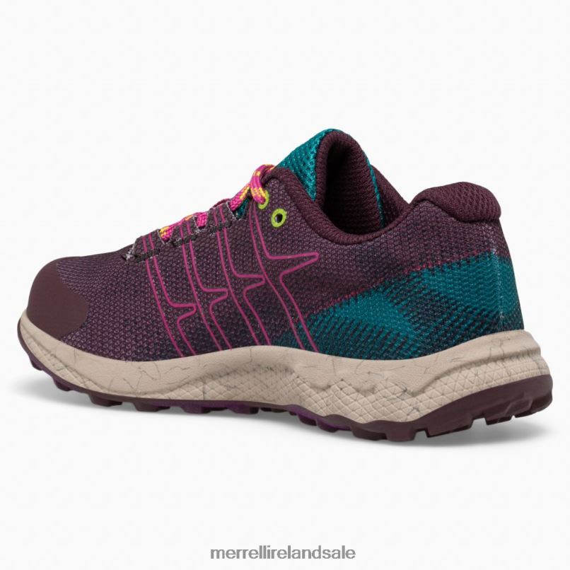 Moab Flight Low (MK165734) Merrell Kids BX26T1436 Burgandy Shoes