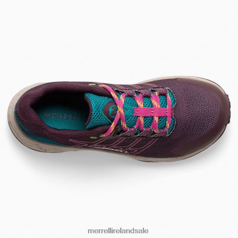 Moab Flight Low (MK165734) Merrell Kids BX26T1436 Burgandy Shoes