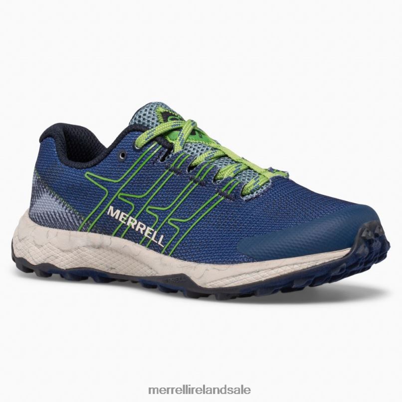 Moab Flight Low (MK265732) Merrell Kids BX26T1434 Poseidon Shoes