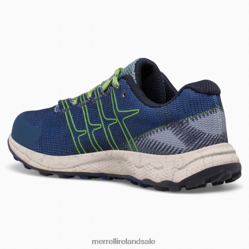 Moab Flight Low (MK265732) Merrell Kids BX26T1434 Poseidon Shoes