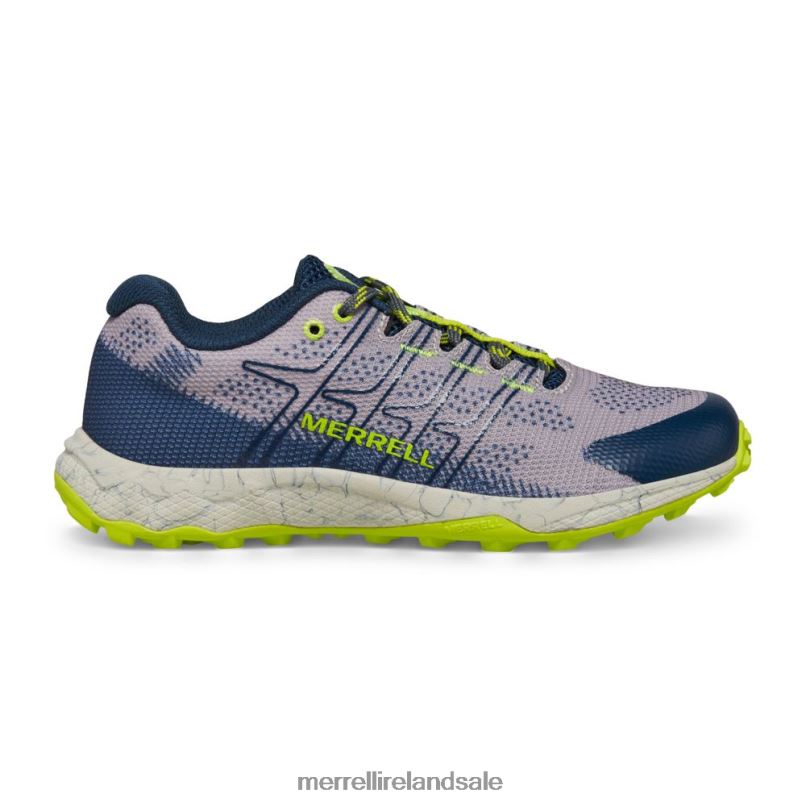 Moab Flight Low (MK266770) Merrell Kids BX26T1437 Grey/Navy/Citron Shoes