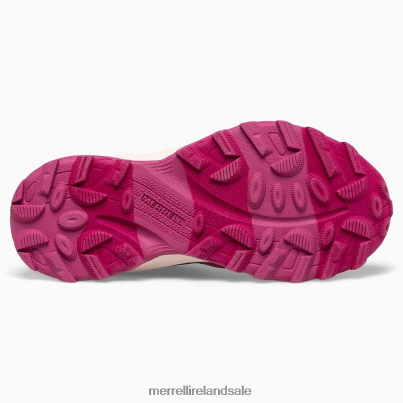 Moab Speed Low Waterproof (MK165980) Merrell Kids BX26T1376 Grey/Berry Shoes