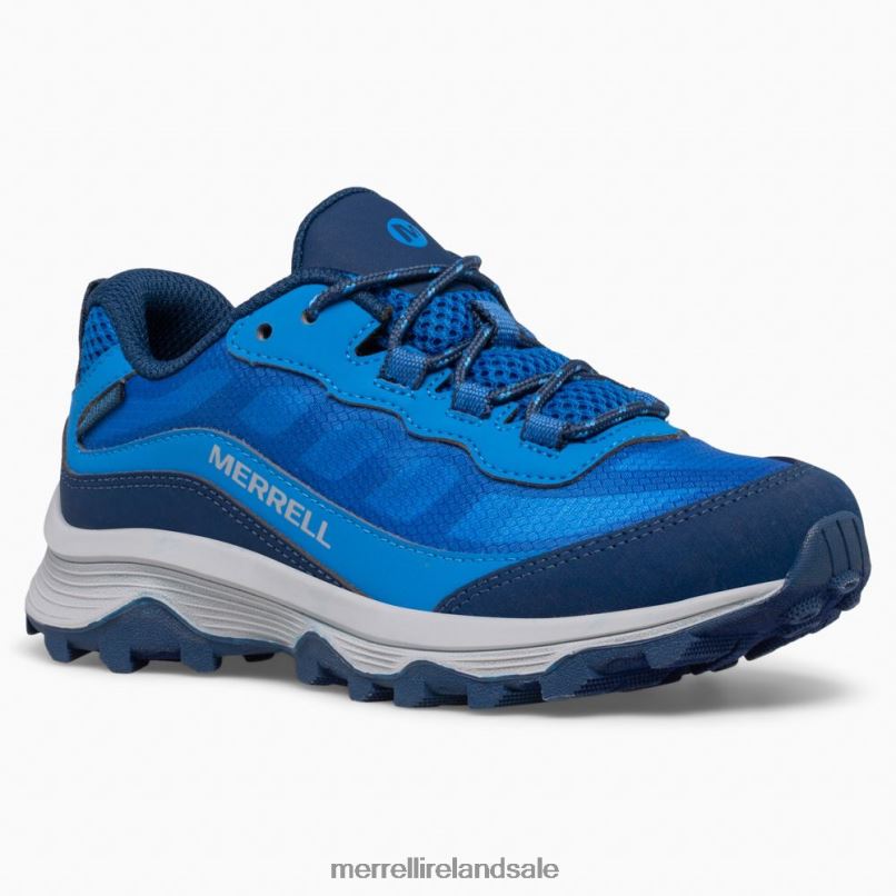 Moab Speed Low Waterproof (MK265940) Merrell Kids BX26T1374 Blue Shoes