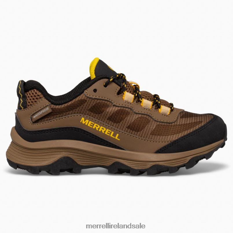 Moab Speed Low Waterproof (MK265941) Merrell Kids BX26T1372 Walnut Shoes