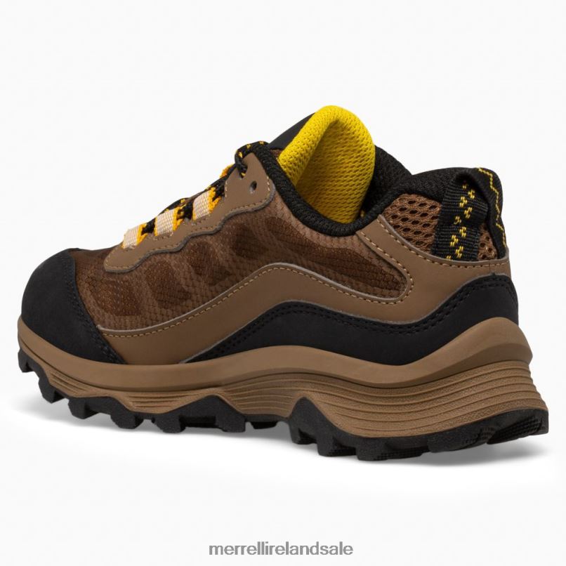 Moab Speed Low Waterproof (MK265941) Merrell Kids BX26T1372 Walnut Shoes