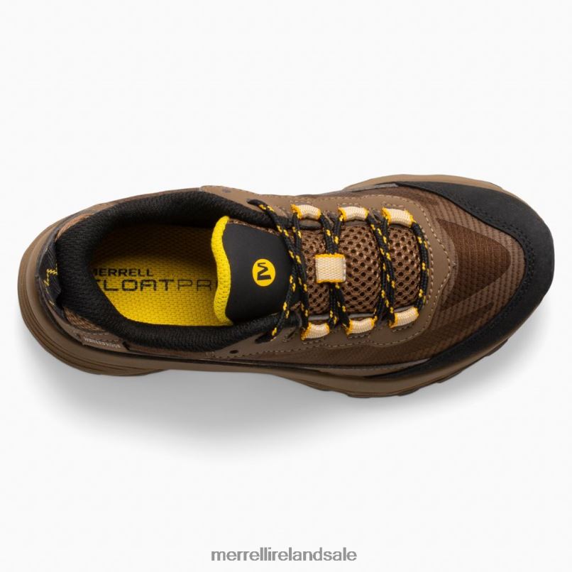 Moab Speed Low Waterproof (MK265941) Merrell Kids BX26T1372 Walnut Shoes