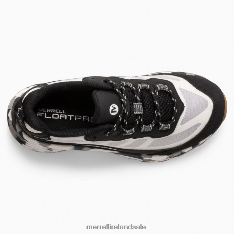 Moab Speed Low Waterproof (MK266260) Merrell Kids BX26T1373 Black/White Shoes
