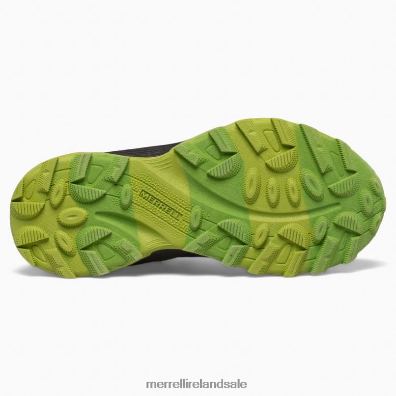 Moab Speed Low Waterproof (MK266264) Merrell Kids BX26T1370 Deep Green/Black Shoes